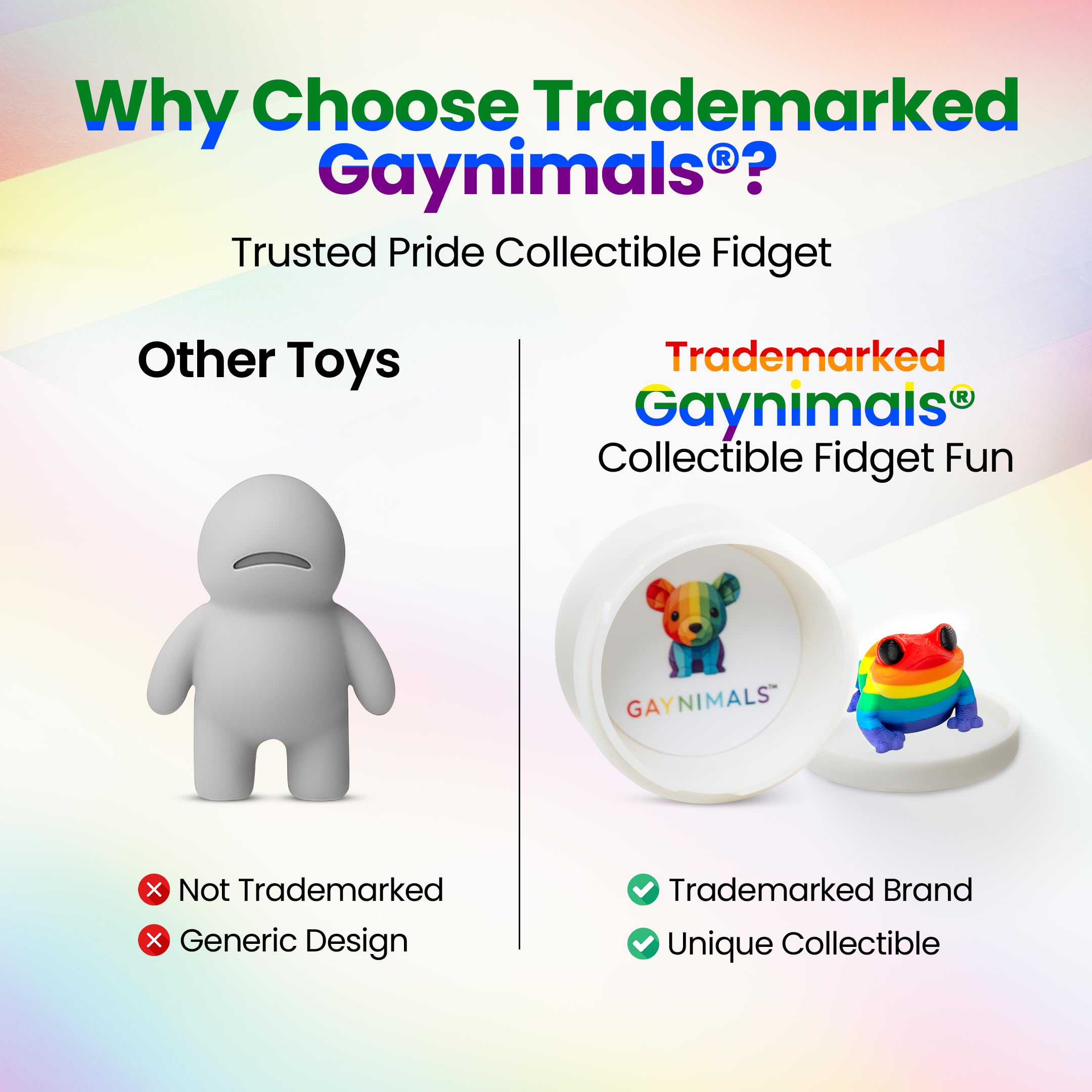 Gaynimals Archie The Axolotl: 3D Printed Articulated Fidget Desk Pet with Collector Case & Sticker