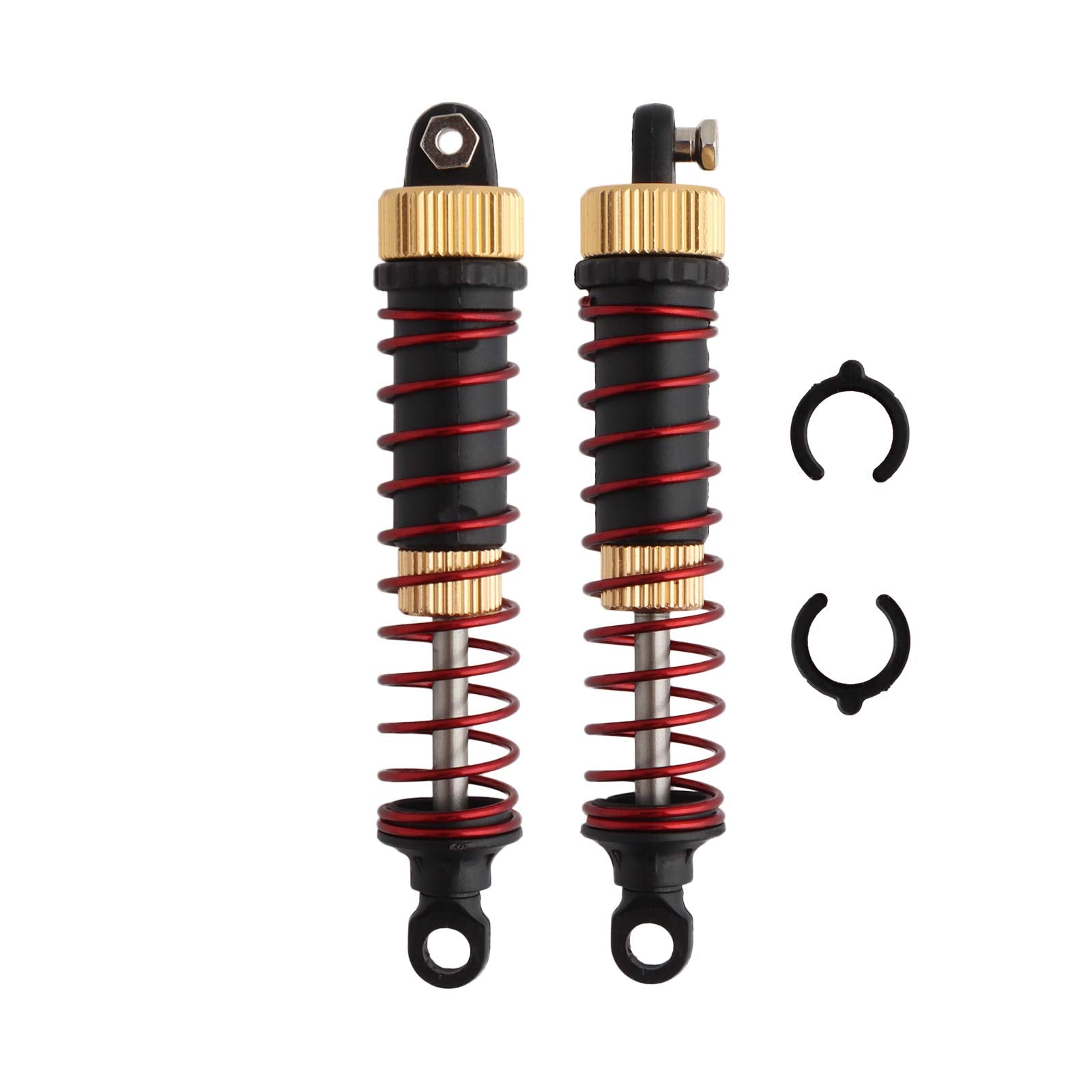 GDOOL 2-Pack Aluminum Alloy Shock Absorbers for 1:10 RC Cars 9125 9155 9156 S920 S921
