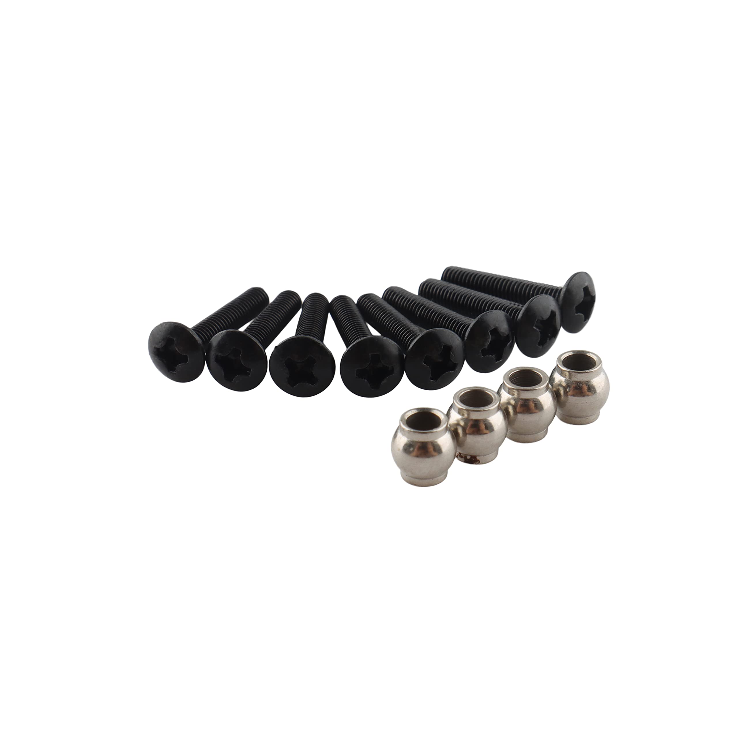 GDOOL 4-Pack 108mm Adjustable Alloy RC Shock Absorbers for 1/10 HSP Redcat Volcano EXP/Pro S30 (Black)