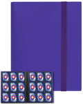 GEAoffice 9-Pocket Trading Card Binder – Holds 360 Cards, Side-Loading, PVC-Free, Purple