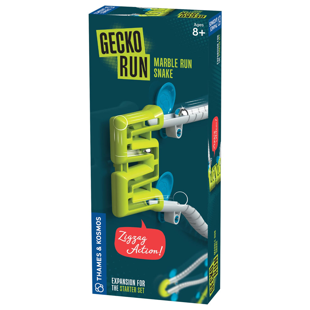 Gecko Run Snake Expansion Pack – Over a Dozen Pieces for Vertical Marble Runs