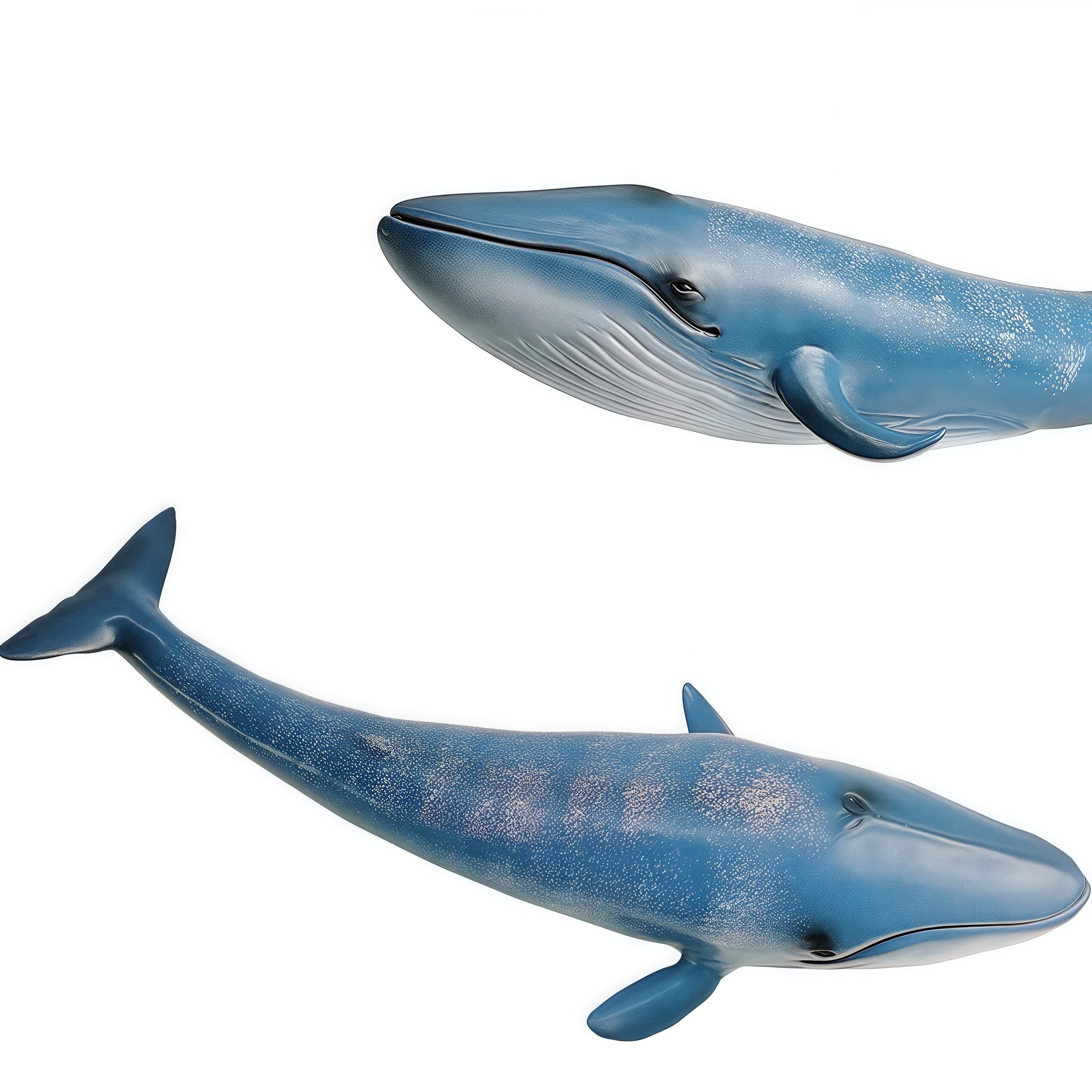 Gemini&Genius Blue Whale Action Figure – Realistic Hand-Painted Soft PVC Ocean Toy for Kids & Collectors
