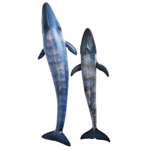 Gemini&Genius Blue Whale Action Figure – Realistic Hand-Painted Soft PVC Ocean Toy for Kids & Collectors