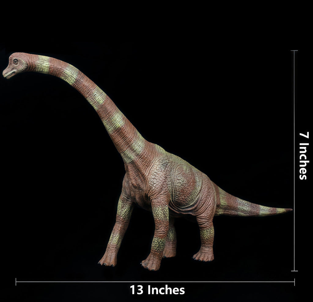 Gemini&Genius Brachiosaurus Dinosaur Toy - 13.4 Inch Realistic Long Neck Figure for Kids Ages 3+