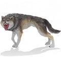 Gemini&Genius Dire Wolf Action Figure – Realistic Prehistoric Toy for Kids, 6-10 inches, Eco-Friendly