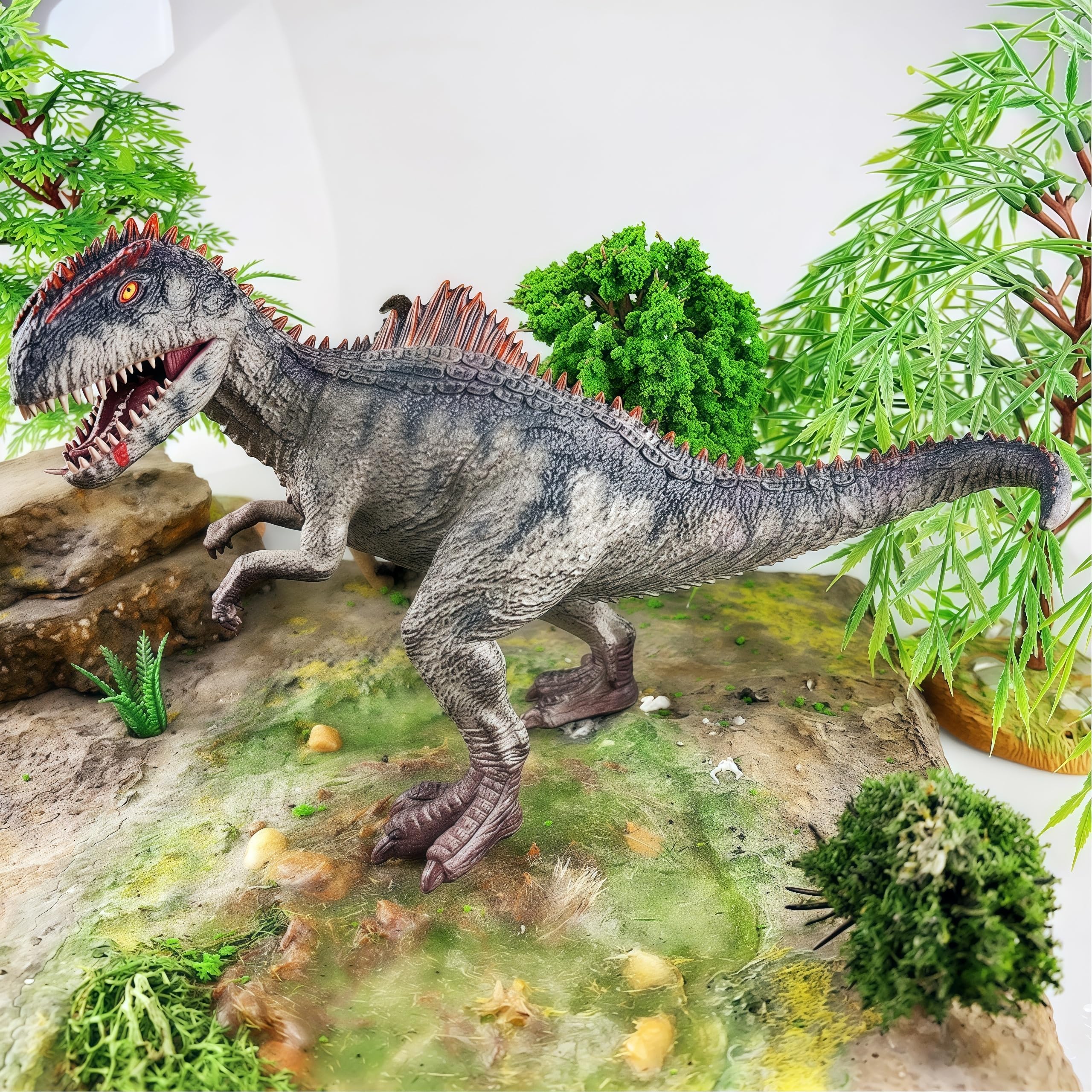 Gemini&Genius Giganotosaurus Dinosaur Toy – Movable Jaw, Hand-Painted, Realistic Action Figure for Kids and Collectors
