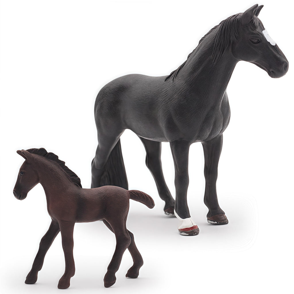 Gemini&Genius Horse Toy Set – Realistic Farm Animal Figures for Kids, Party Favors and Birthday Gifts