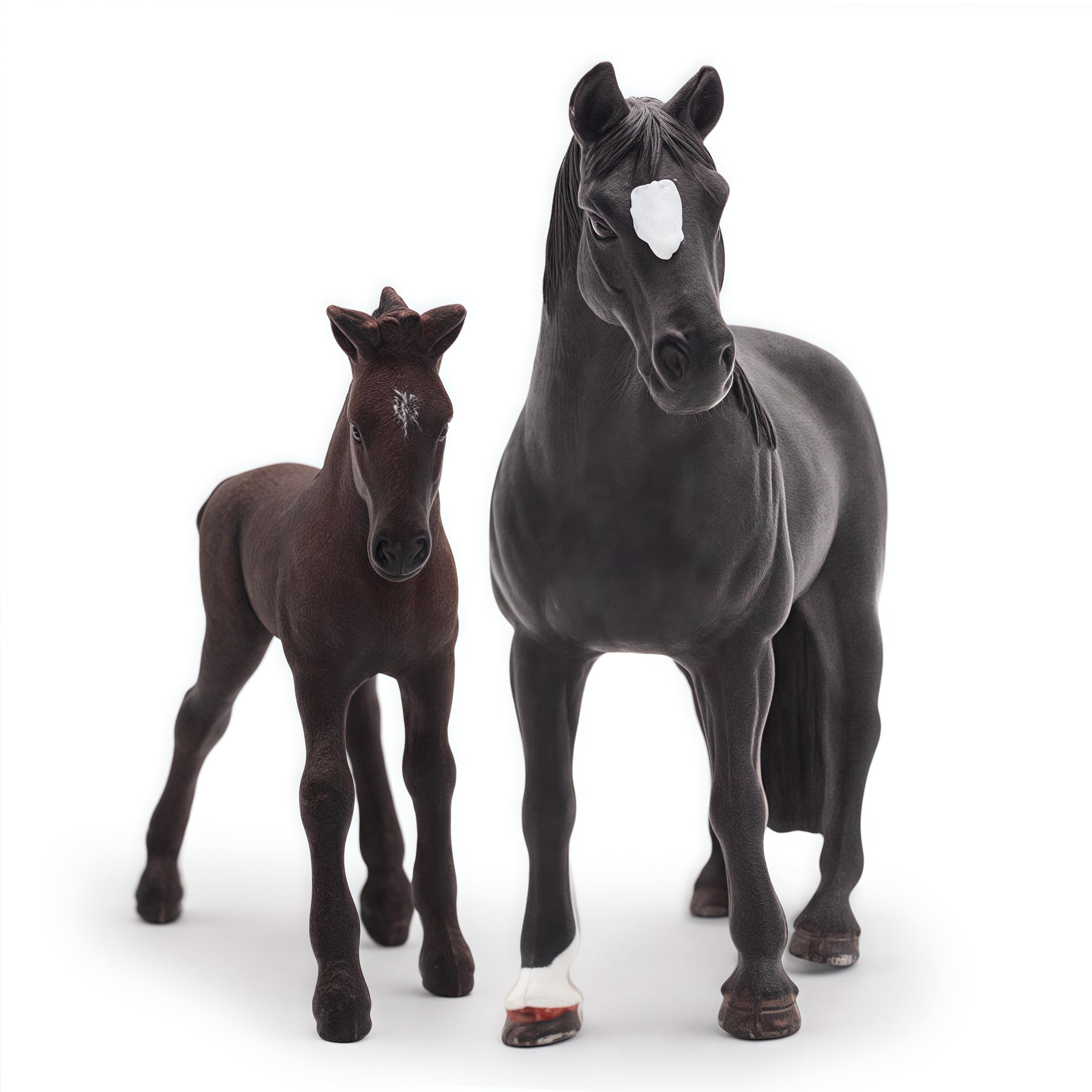 Gemini&Genius Horse Toy Set – Realistic Farm Animal Figures for Kids, Party Favors and Birthday Gifts