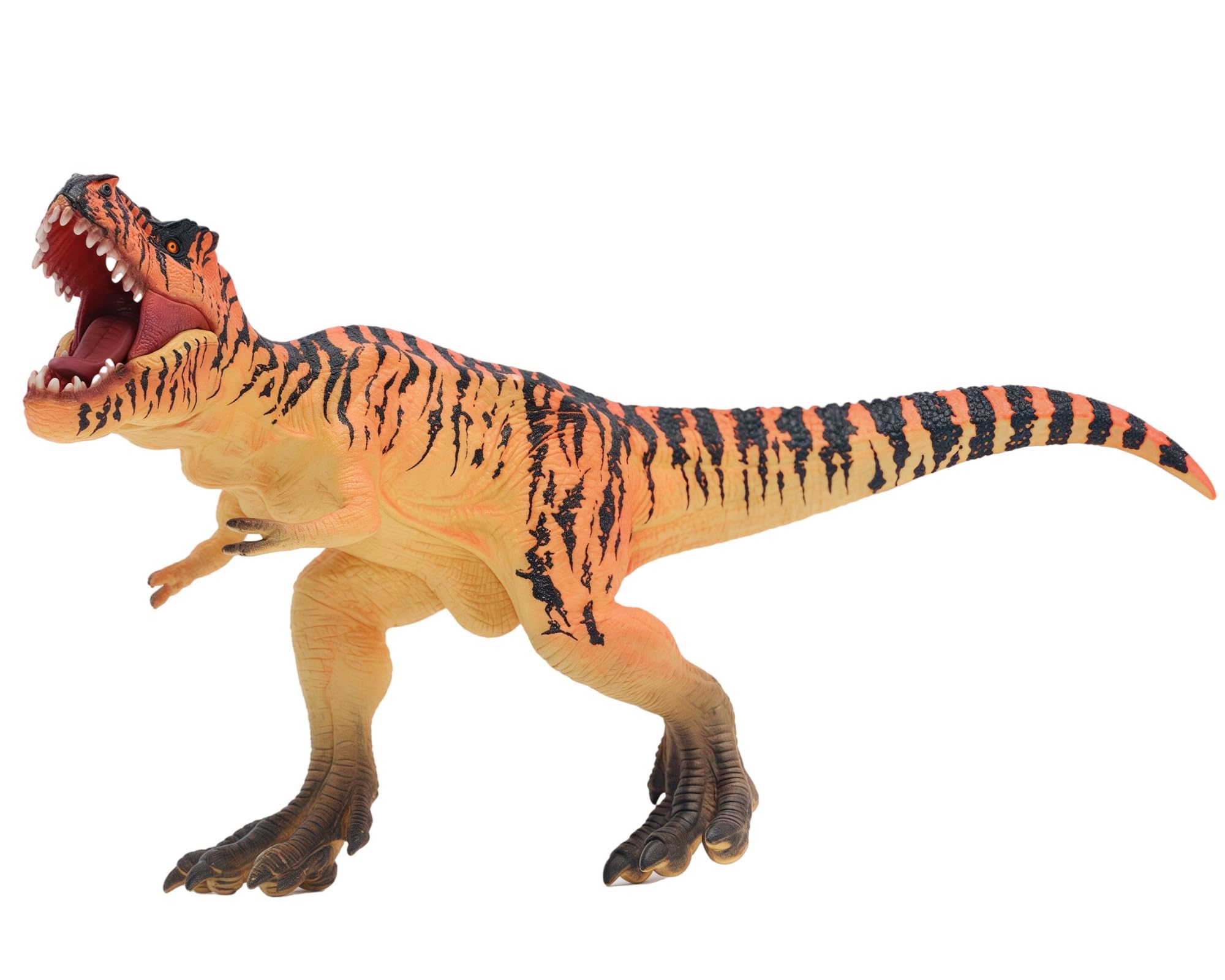 Gemini&Genius Realistic T-Rex Dinosaur Toy – Hand-Painted Movable Jaw Figurine for Kids