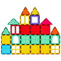 Gemmicc Magnetic Tiles 34-Piece Starter Set – STEM Building Blocks for Kids Aged 3-9