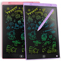 Genialba 12-Inch LCD Writing Tablet 2-Pack (Pink & Purple) – Reusable Doodle Board for Kids Ages 3-8