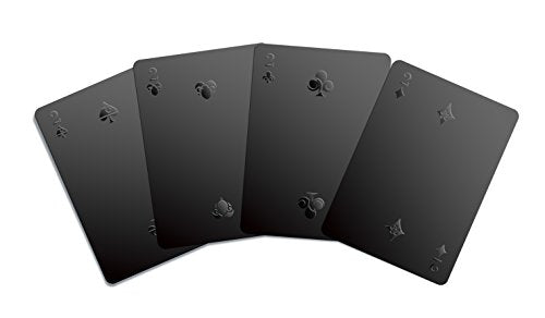 Gent Supply Co. Day of the Dead Black Waterproof Plastic Playing Cards – 54-Card Deck