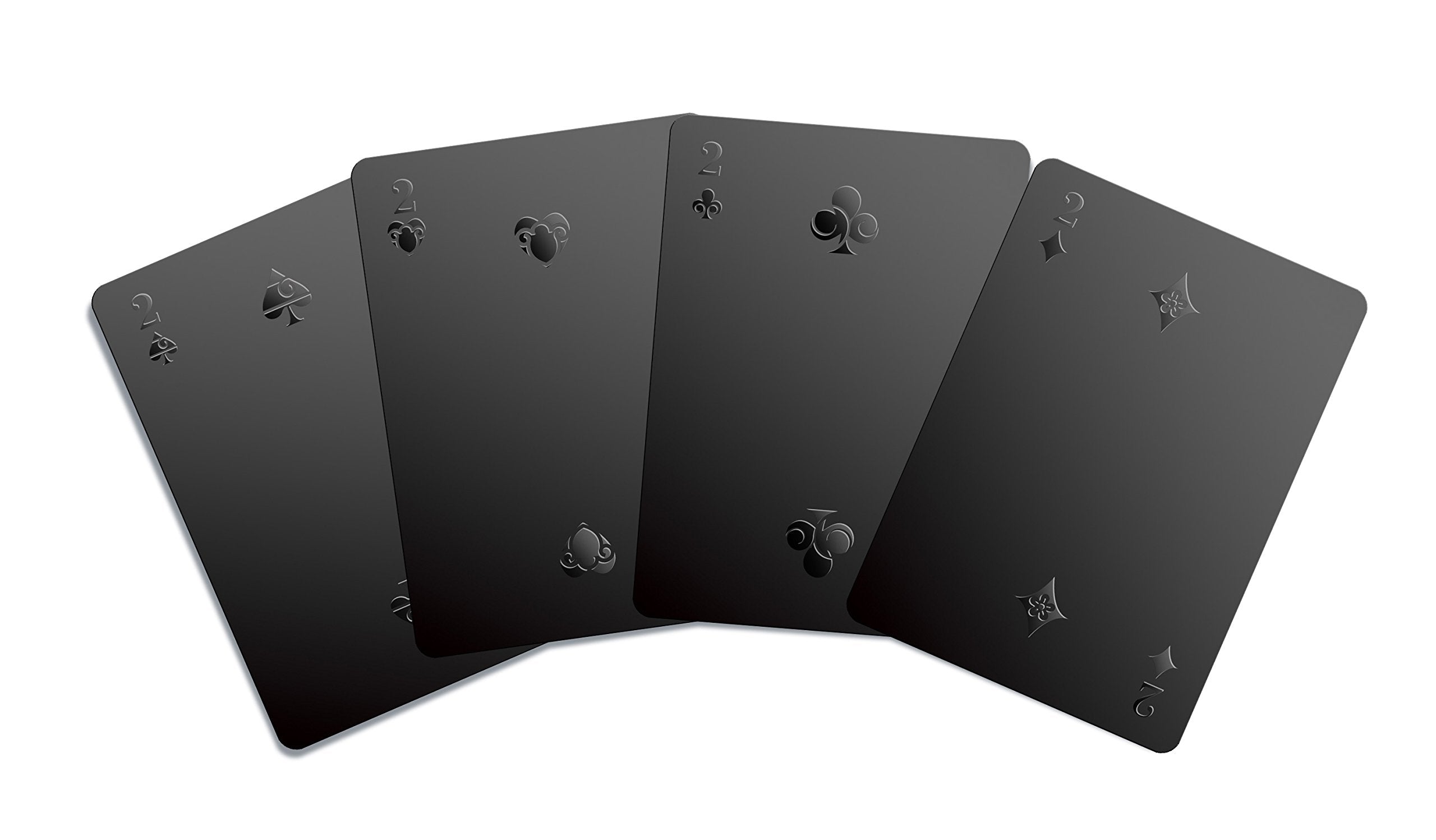 Gent Supply Co. Day of the Dead Black Waterproof Plastic Playing Cards – 54-Card Deck