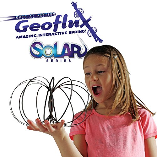 GeoFlux Purple 3D Kinetic Spring Toy – Original Stainless Steel Interactive Sculpture