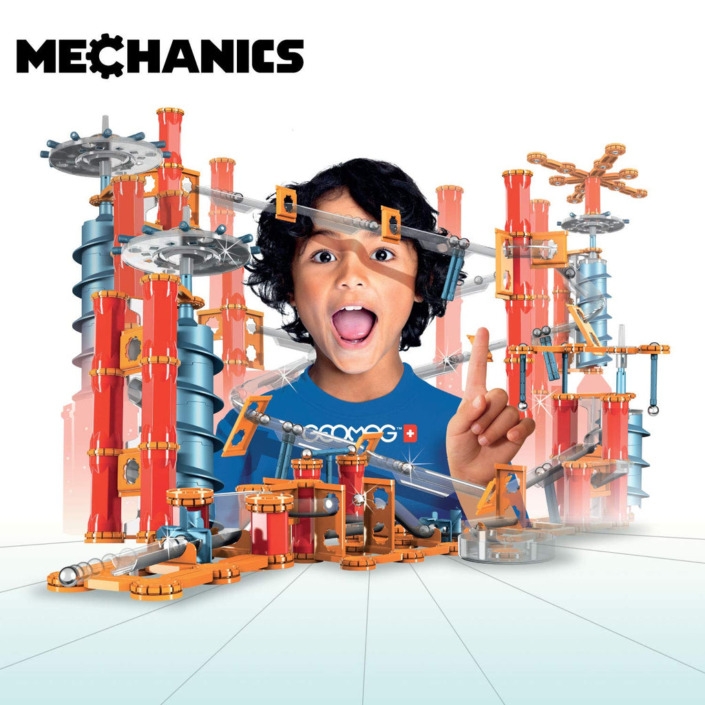 Geomag Mechanics Goal Challenge Magnetic Building Game – 96 Piece STEM Toy for Kids Age 7+