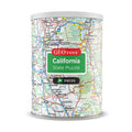Geotoys California Mini State Puzzle – 100 Piece Travel Jigsaw in Portable Can