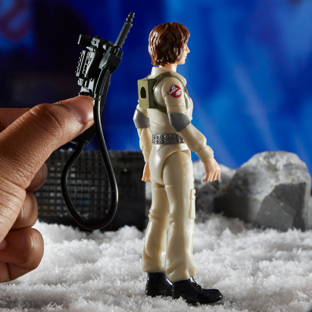 Ghostbusters Fright Features Phoebe Spengler Action Figure with Stretchy Bonesy Ghost and Proton Pack