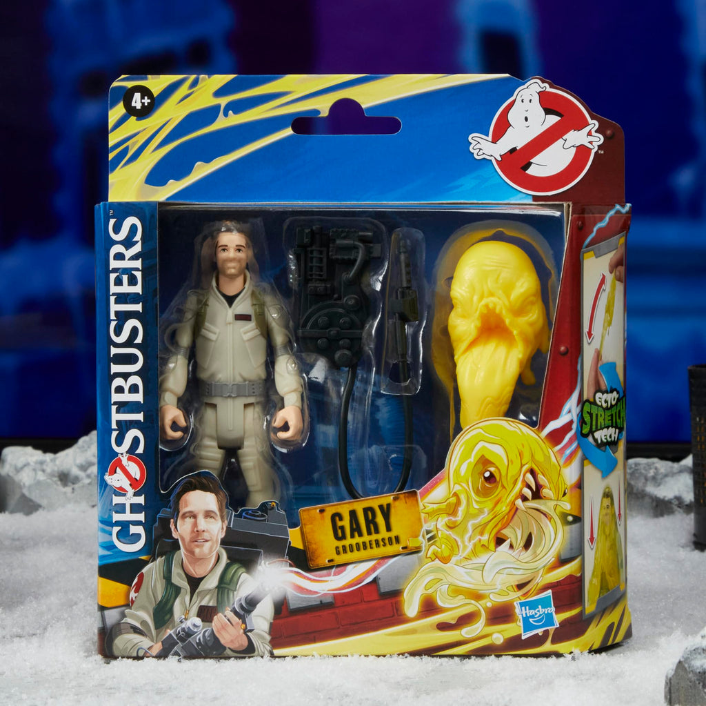Ghostbusters Gary Grooberson Action Figure with Stretchy Pukey Ghost and Proton Pack Accessory