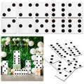 Giant Domino Decor Set 5-Pack – Jumbo 15.7x7.87 Inch Cardboard Stand-Ups for Casino & Game Night Parties by BlitzFill