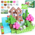 GiftPeak 100-Piece Magnetic Building Blocks – Forest Animal STEM Toy for Ages 3-8