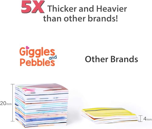 Giggles & Pebbles Magic Sticker Pad Book – 170 Reusable, Washable, Non-Adhesive Stickers for Kids (Magic Kingdom, Tea Party & Pet Resort)