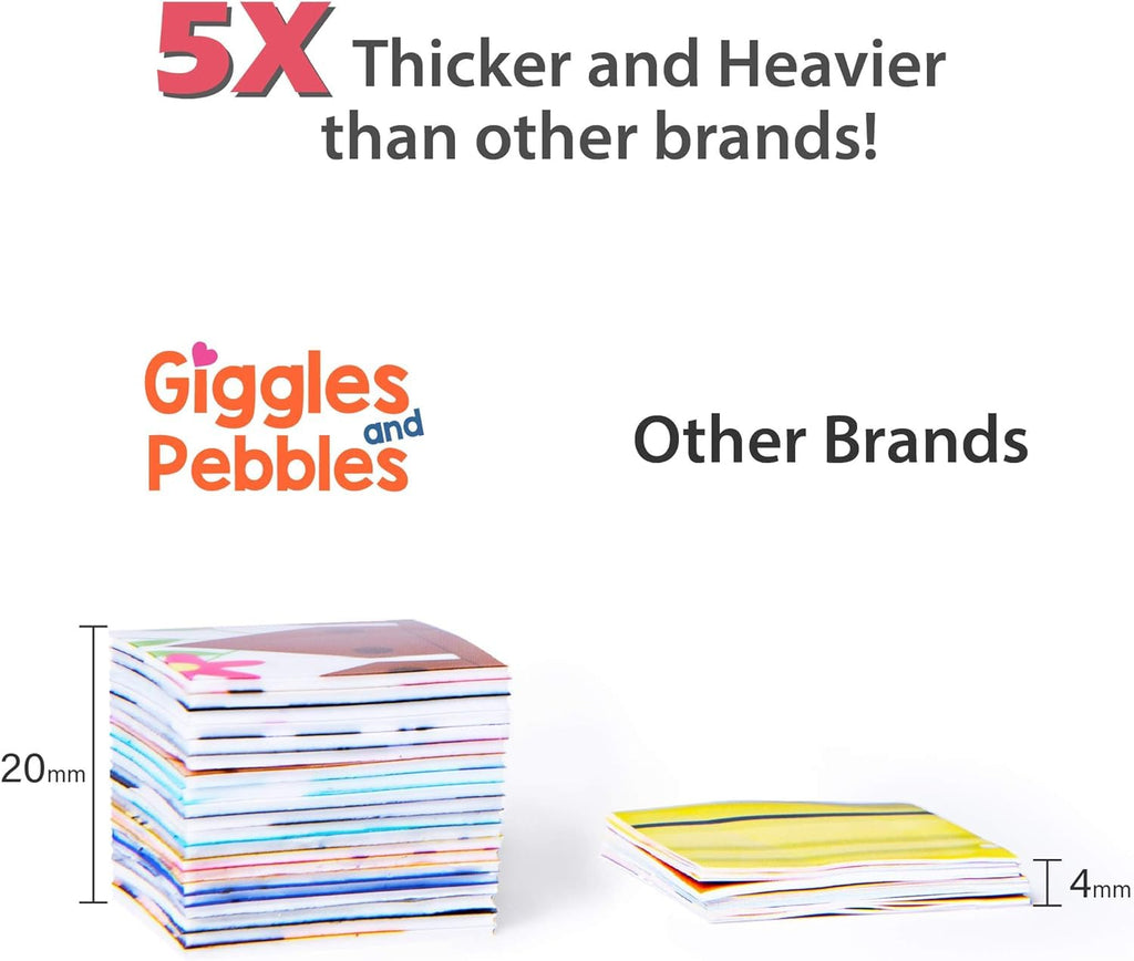 Giggles & Pebbles Magic Sticker Pad Book – 170 Reusable, Washable, Non-Adhesive Stickers for Kids (Magic Kingdom, Tea Party & Pet Resort)