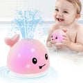 Gigilli Whale Bath Toy Sprinkler – Light Up Water Toy for Babies 6-18 Months, Toddlers 1-3 Years