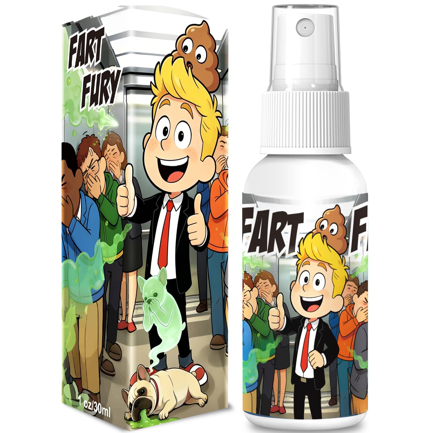 GIIOASA Extra Strong Fart Spray Prank – Long Lasting Stinky Bomb, Non-Toxic, 1oz Pocket Gag Gift for Adults & Kids