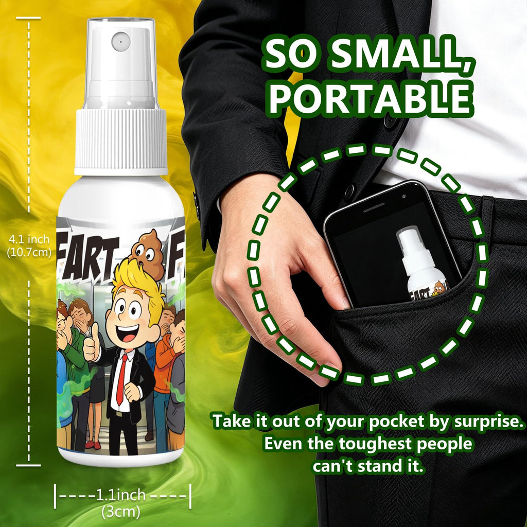 GIIOASA Extra Strong Fart Spray Prank – Long Lasting Stinky Bomb, Non-Toxic, 1oz Pocket Gag Gift for Adults & Kids