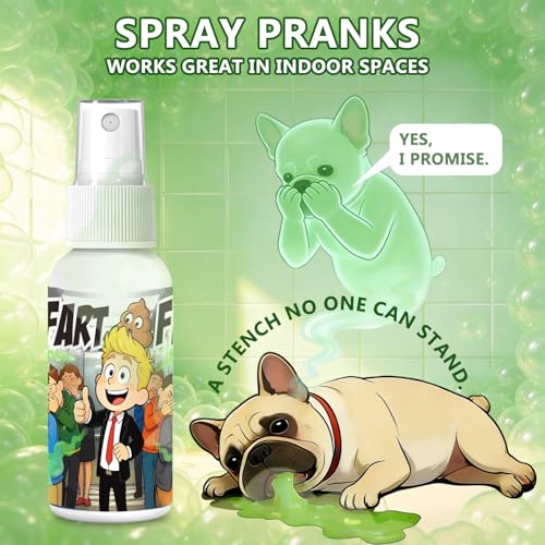 GIIOASA Extra Strong Fart Spray Prank – Long Lasting Stinky Bomb, Non-Toxic, 1oz Pocket Gag Gift for Adults & Kids