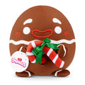 Ginger the Gingerbread Man Snackle Plush – 8-Inch Soft Toy with Candy Cane, Christmas Series 2 by ZURU