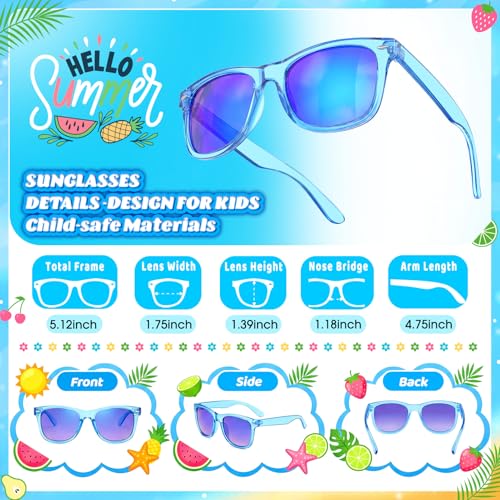 GINMIC Kids Sunglasses Party Favors, 16 Pack with UV400 Protection