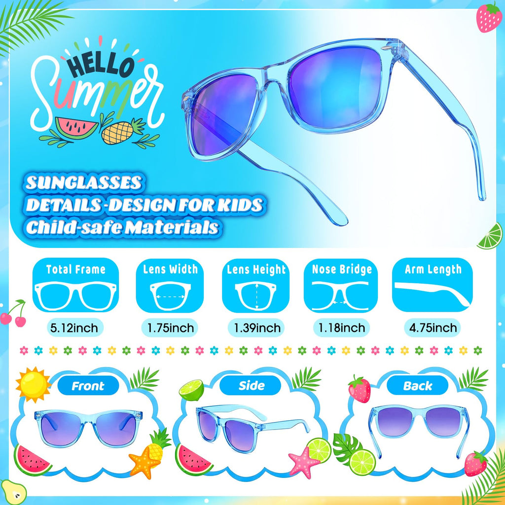 GINMIC Kids Sunglasses Party Favors, 16 Pack with UV400 Protection