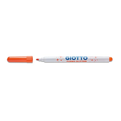 Giotto Glitter Markers Set of 8 - Sparkly Felt Tip Pens for Crafting and Decorating