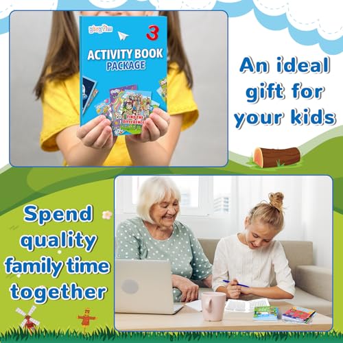 gisgfim 48 Mini Activity Books for Kids – 24 Styles, Mazes, Puzzles, Party Favors Ages 4-12
