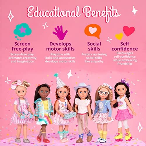Glitter Girls Stay Sparkly Dress & Leggings Outfit for 14-Inch Dolls