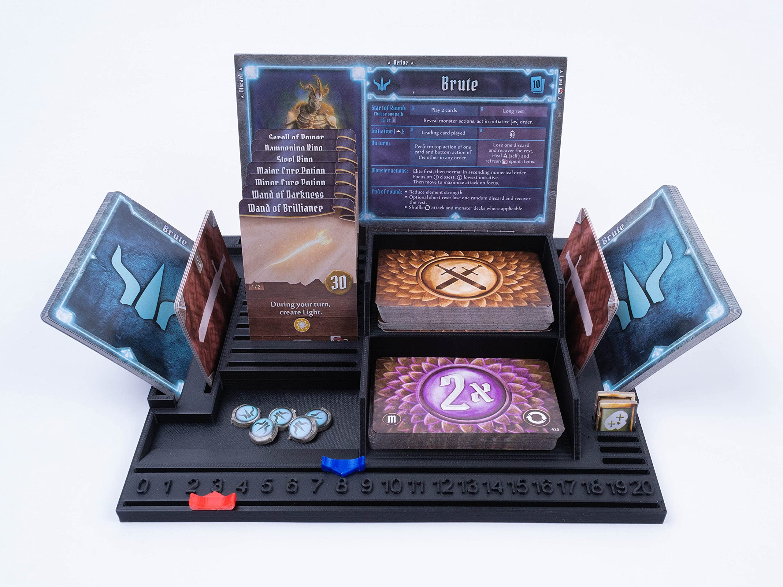 Gloomhaven Player Dashboard with Slide Tracker – 3D Vikings