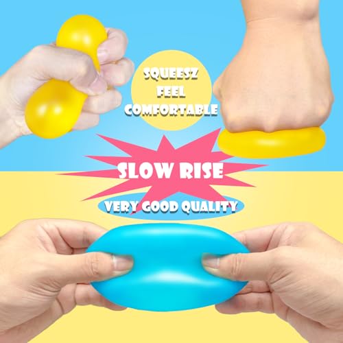 Glow in the Dark Stress Cubes (2-Pack) – Blue & Purple Squishy Fidget Toys