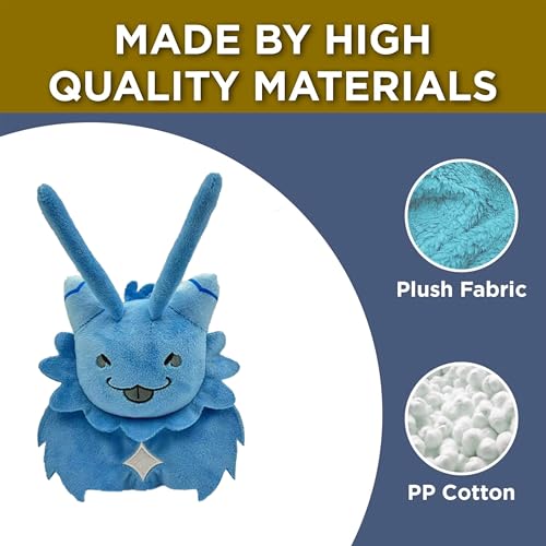 Gnarpy Plush - 8-Inch Regretavator Alien Cat Plush Toy, Soft Blue Plushie for Fans
