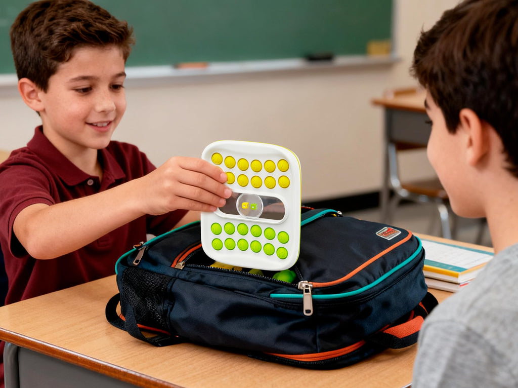 GoBene Math Pop It Dice Game – 2-Player Bubble Pop It Fun for Kids Ages 4-9