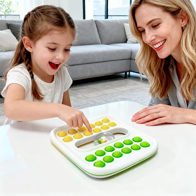 GoBene Math Pop It Dice Game – 2-Player Bubble Pop It Fun for Kids Ages 4-9