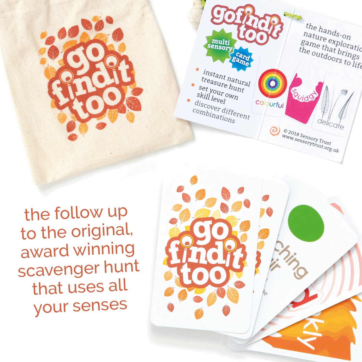 gofindit Scavenger Hunt Card Game – Outdoor Family Travel Game for Kids Ages 3+