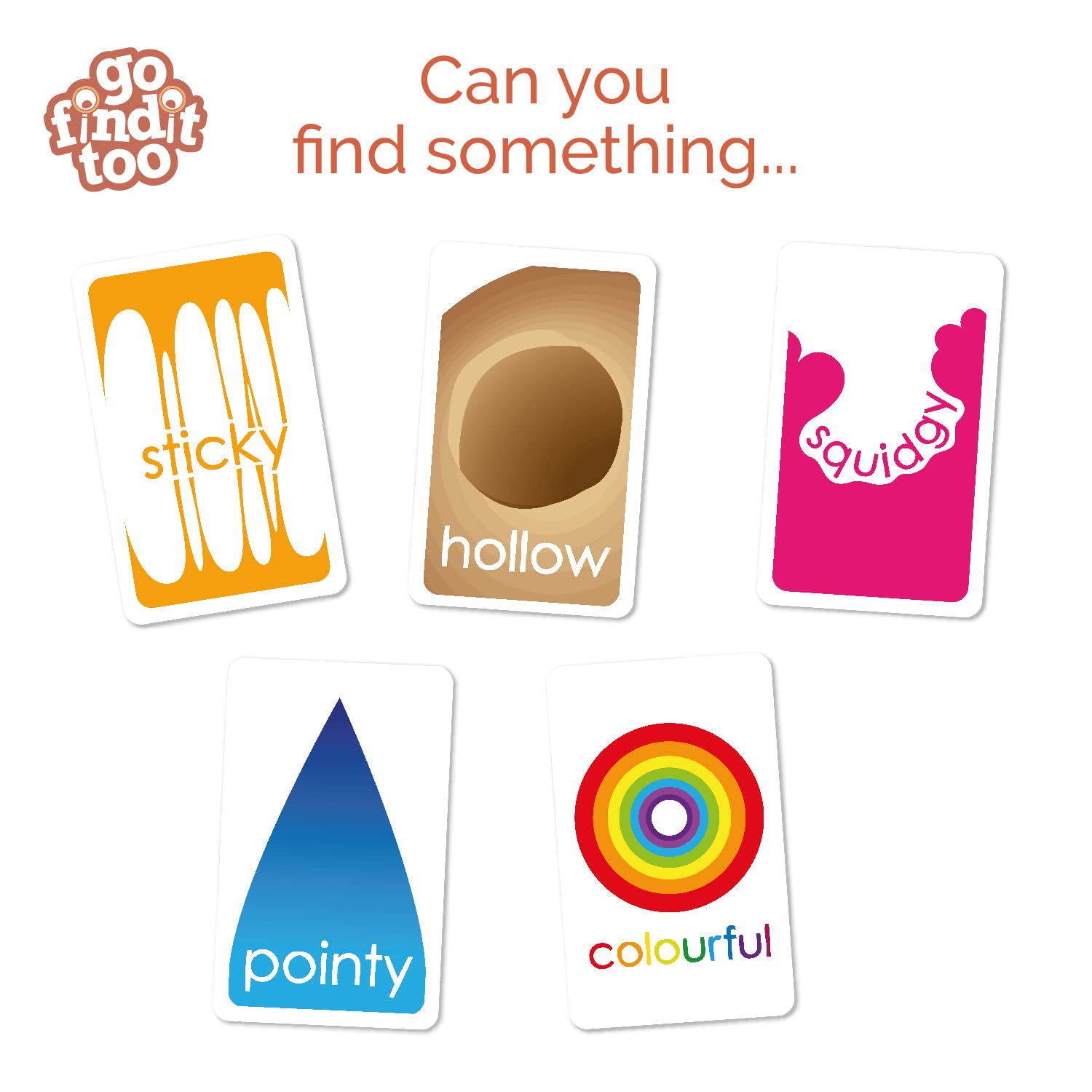 gofindit Scavenger Hunt Card Game – Outdoor Family Travel Game for Kids Ages 3+