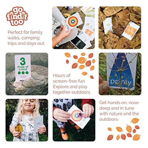 gofindit Scavenger Hunt Card Game – Outdoor Family Travel Game for Kids Ages 3+