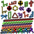 GOLDGE 28-Pack Mini Cube Puzzle Fidget Toys - Bulk Party Favors for Kids, Travel Toys, Classroom Treasure Box