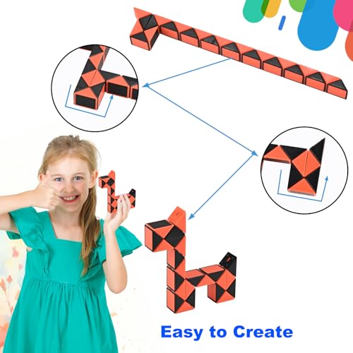 GOLDGE 28-Pack Mini Cube Puzzle Fidget Toys - Bulk Party Favors for Kids, Travel Toys, Classroom Treasure Box