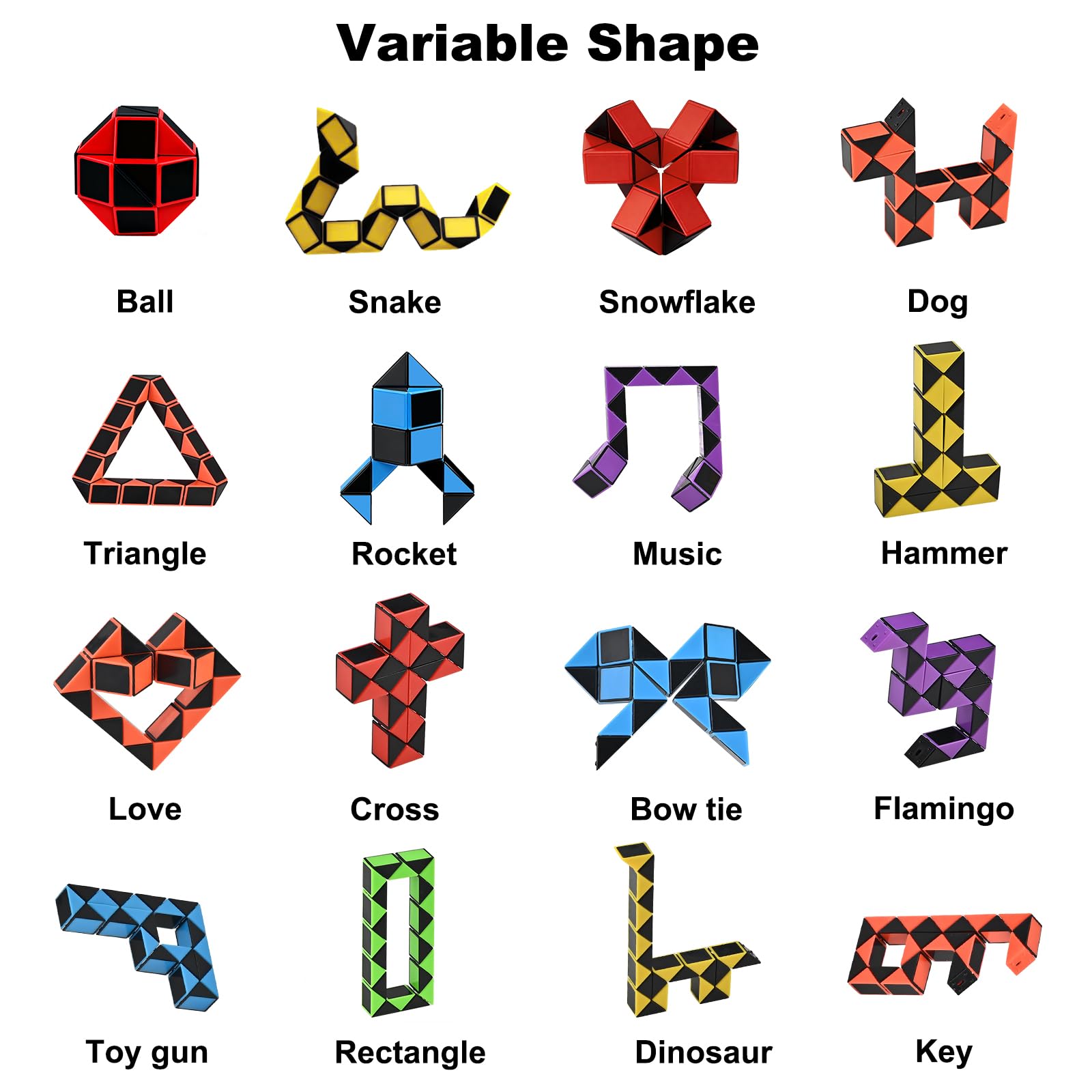GOLDGE 28-Pack Mini Cube Puzzle Fidget Toys - Bulk Party Favors for Kids, Travel Toys, Classroom Treasure Box