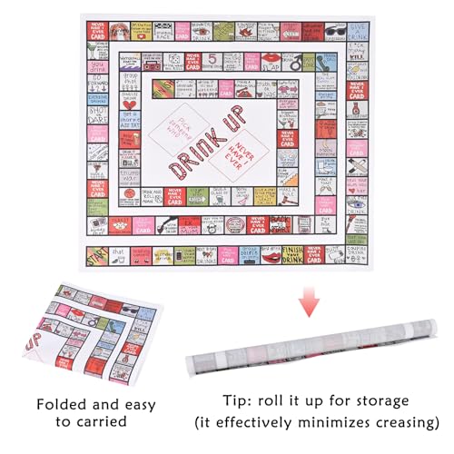 GOLDGE Interactive Party Board Game Mat – Fun for 2–8 Players, Family & Adult Gatherings (First Edition)