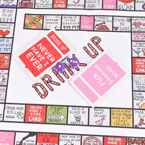 GOLDGE Interactive Party Board Game Mat – Fun for 2–8 Players, Family & Adult Gatherings (First Edition)