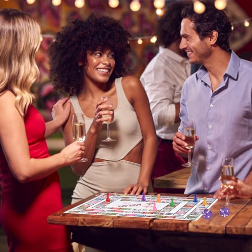 GOLDGE Interactive Party Board Game Mat – Fun for 2–8 Players, Family & Adult Gatherings (First Edition)